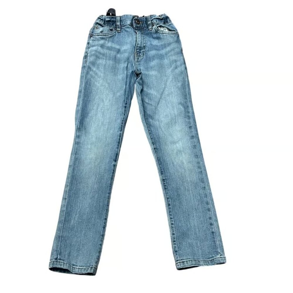 Lucky Brand Authentic Skinny Jeans Boys Size 10 Adjustable Waist Denim